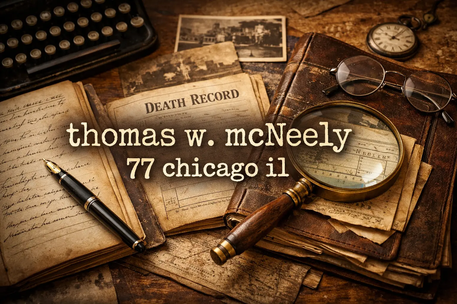 Thomas W. McNeely 77 Chicago IL: Understanding the Search, the Records, and the Story Behind the Name