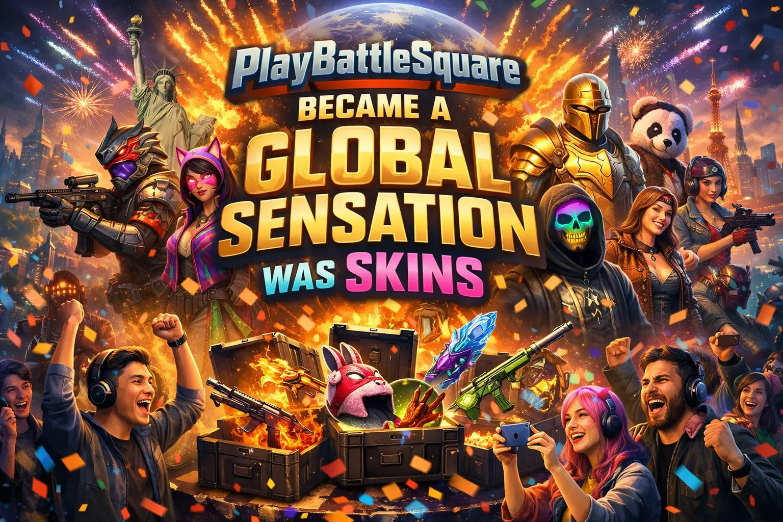 How PlayBattleSquare Became a Global Sensation Was Skins and Community Power