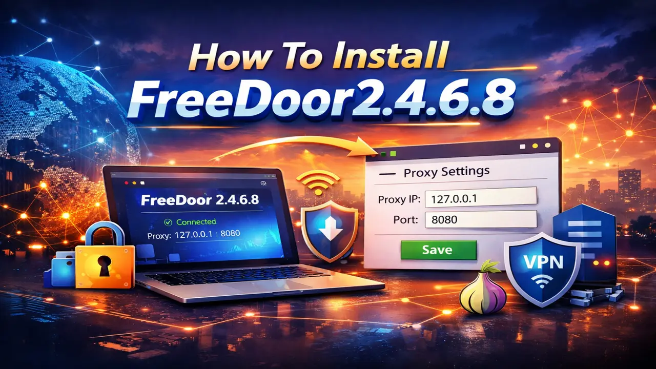 how to install freedoor2.4.6.8