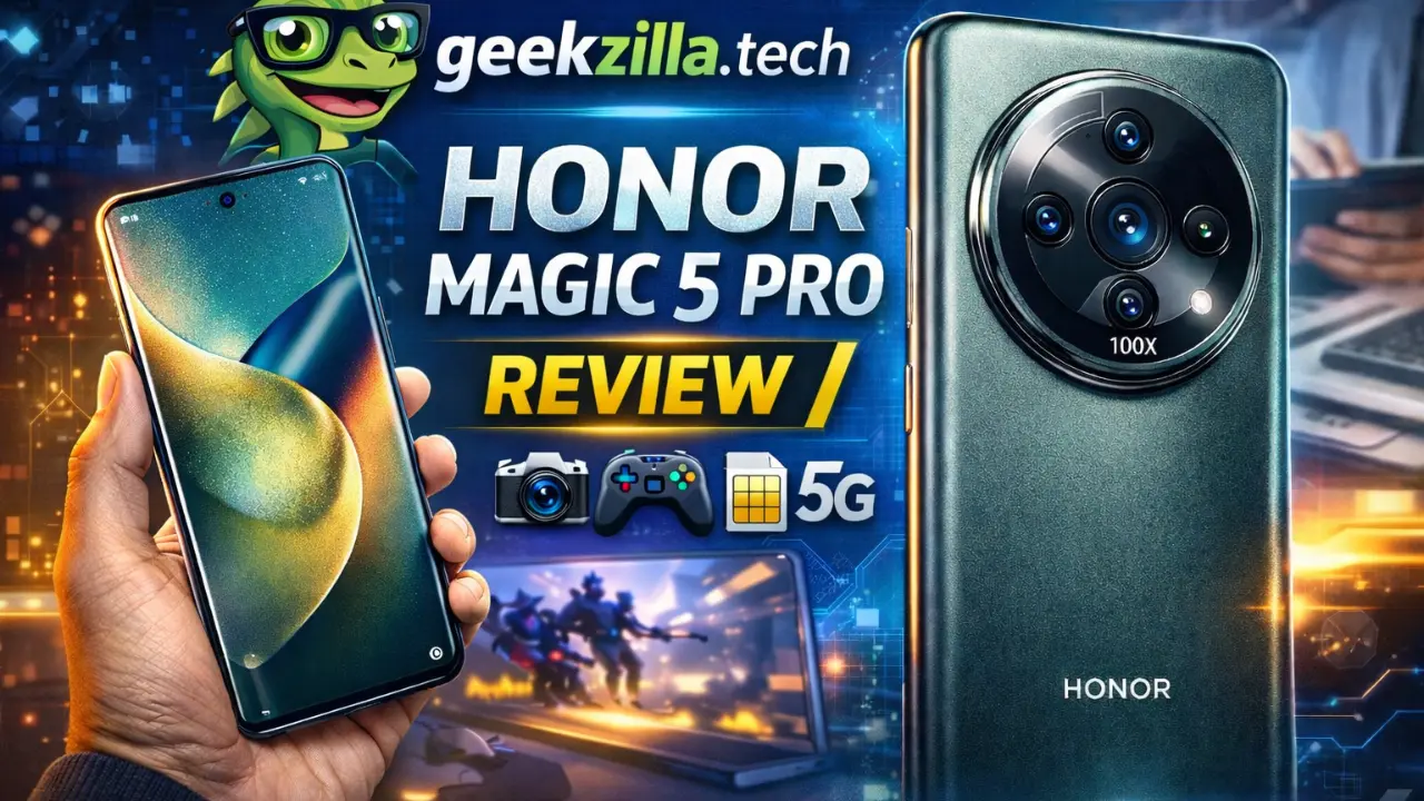 Geekzilla.tech Honor Magic 5 Pro Full Review, Features, Camera, Gaming, and Real User Experience