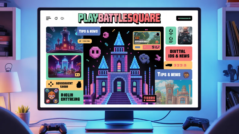 Playing games on blog playbattlesquare