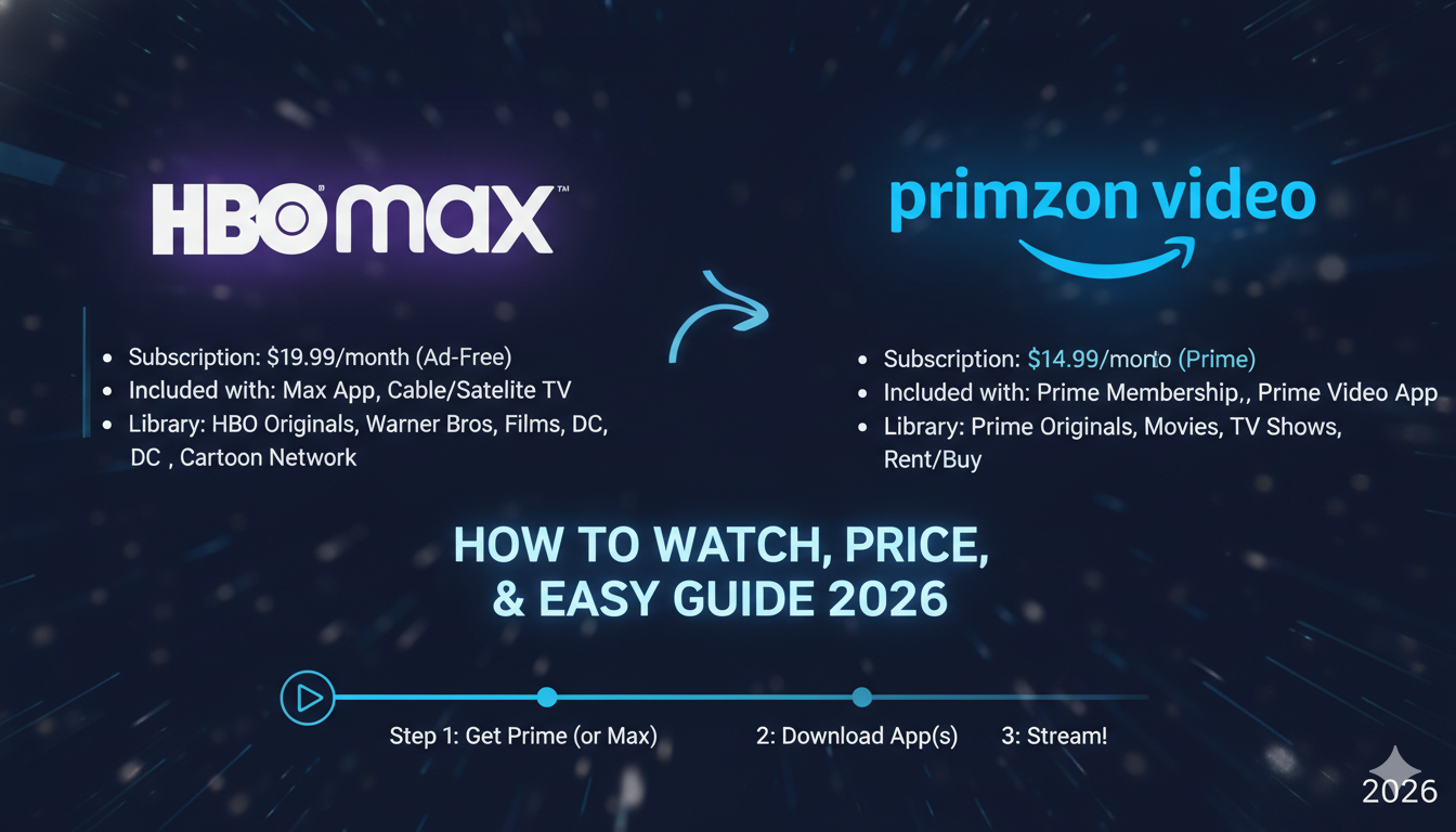 HBO Max Amazon Prime: How to Watch, Price, and Easy Guide 2026